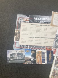 Listing 4 of 5 for # Burt Munro souvenir, George Begg tribute & H&J Smith (123 years) cards #