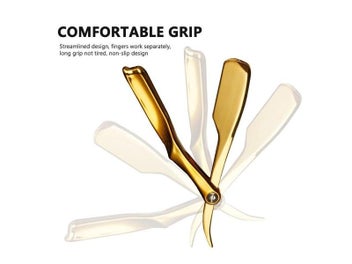 Listing 5 of 10 for Manual Folding Beard Razor Holder For Barber Accessories