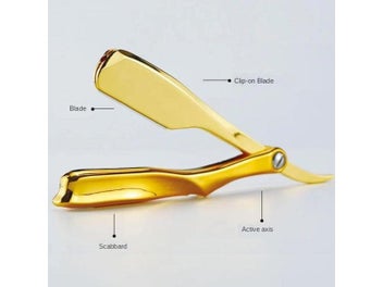 Listing 8 of 10 for Manual Folding Beard Razor Holder For Barber Accessories