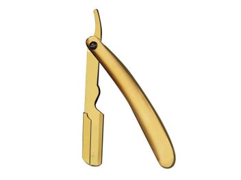 Listing 1 of 10 for Manual Folding Beard Razor Holder For Barber Accessories