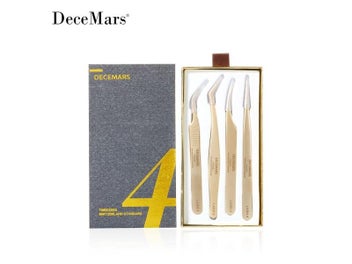 Listing 2 of 7 for Eyelash Extension Tweezers Kit For Precise Application