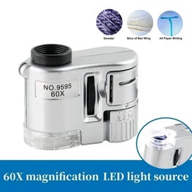 Listing 1 of 8 for 60X Portable UV Magnifier With LED For Jewelers