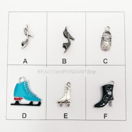 Listing 2 of 3 for FOOTWEAR CHARMS Skate, Shoe, Boot (per bag)