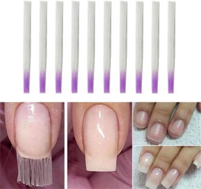 Listing 2 of 5 for Fiber Nail Connector 10 Pieces Fibernails Fiber Glass To Acrylic Nail Salon F