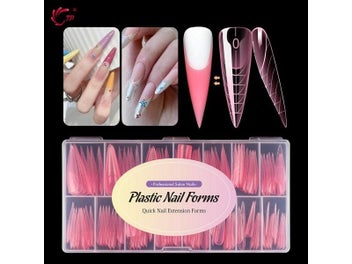 Listing 4 of 9 for 150pcs/box Dual Form Stiletto Acrylic Extension Gel Nail Molds