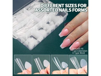 Listing 6 of 9 for Dual Forms Silicone Pads Set For Extension Manicure Tools