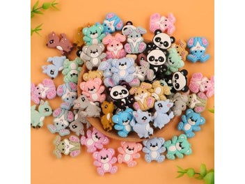 Listing 5 of 9 for Animal Silicone Beads 5/10pcs DIY Jewelry Accessories