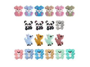 Listing 7 of 9 for Animal Silicone Beads 5/10pcs DIY Jewelry Accessories
