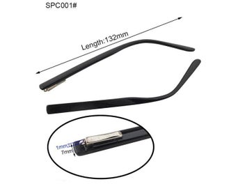Listing 4 of 10 for 10 Pairs Spring Hinge PC Glasses Temple Rod Replacement