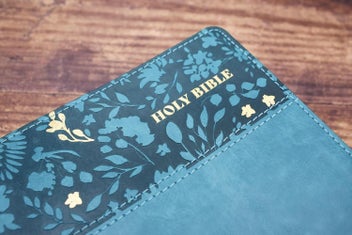Listing 2 of 7 for NASB, Personal Size Bible, Large Print, Leathersoft, Teal, Red Letter