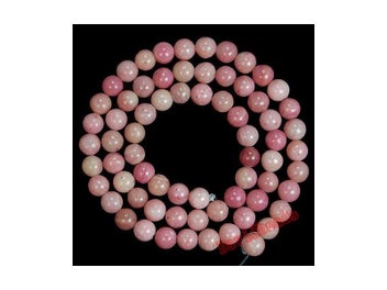 Listing 7 of 9 for Natural Red Rhodonite Beads 4 6 8 10 12mm Pick Size