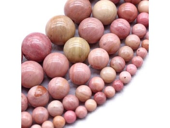 Listing 5 of 9 for Natural Rhodochrosite Beads 4mm-12mm For Jewelry Making