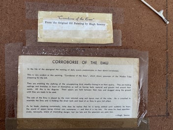 Listing 5 of 5 for Framed Print "Corroboree of the Emu" - Hugh Sawrey