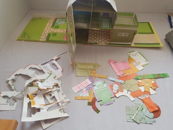 Listing 5 of 5 for A Random House DOLLHOUSE (Pop-up with easy-to-assemble furniture, 1981)