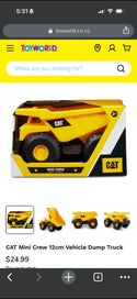 Listing 5 of 5 for CAT Dump Truck Vehicle (RRP$25)