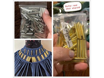 Listing 7 of 10 for 100pcs/lot Copper Metal Tube Beads For Jewelry Making