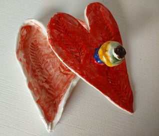 Listing 1 of 1 for Handmade Pottery trinket dish