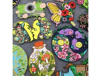 Listing 3 of 10 for Magic Mushroom Appliques For Clothing DIY Iron-on Patches