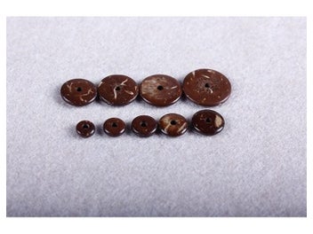 Listing 7 of 10 for 100pcs/lot Natural Wood Coconut Shell Beads For DIY Jewelry 6-12mm
