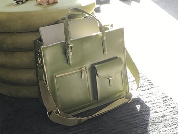 Listing 2 of 2 for Leather office laptop bag