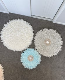 Listing 2 of 2 for Juju / feather wall art