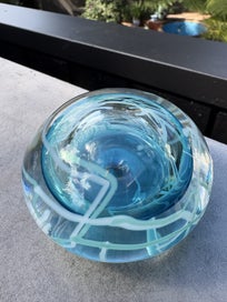 Listing 5 of 5 for KATHRYN PEARCE ART GLASS PAPER WEIGHT