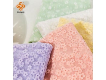 Listing 2 of 9 for Flocking Printed Nylon Fabric For Wedding Dress Sewing