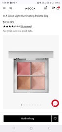 Listing 3 of 6 for MECCA COSMETICA In A Good Light Illuminating Palette - first sunlight
