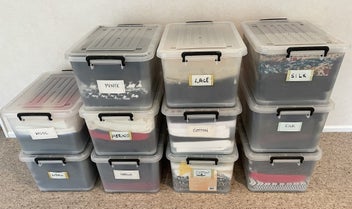 Listing 7 of 7 for Huge bulk lot of high quality fabrics - 83kg of silk,lace,merino, cotton, linen