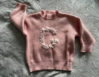 Listing 2 of 3 for Hand embroidered G knit