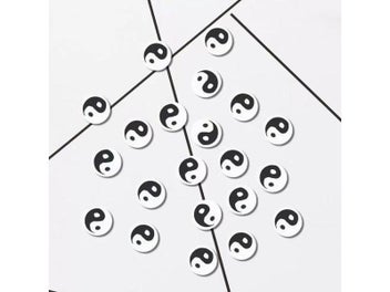Listing 4 of 9 for 50pcs DIY Yin Yang Beaded Bracelet Necklace Accessories