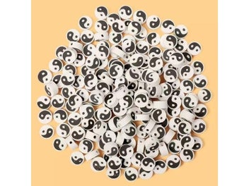 Listing 6 of 9 for 50pcs DIY Yin Yang Beaded Bracelet Necklace Accessories