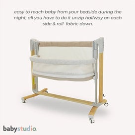 Listing 4 of 8 for $1 Reserve - 50% OFF - soothing co-sleeper bassinet for newborns (with music)