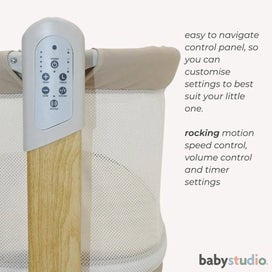 Listing 5 of 8 for $1 Reserve - 50% OFF - soothing co-sleeper bassinet for newborns (with music)