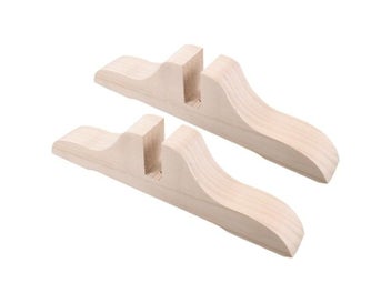 Listing 1 of 9 for 2pcs Fold Wooden Screen Base Room Divider Stand