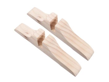 Listing 5 of 9 for 2pcs Fold Wooden Screen Base Room Divider Stand