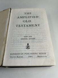 Listing 3 of 5 for The Amplified Old Testament (1964) – Zondervan Vintage Edition.