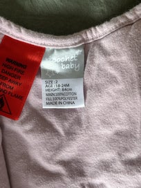 Listing 2 of 2 for Size 2 sleeveless winter sleep sack