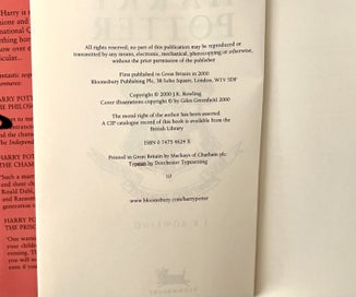 Listing 7 of 11 for Harry Potter, Goblet of Fire, 1st Ed, Ultra Rare Mackays of Chatham Hardcover.