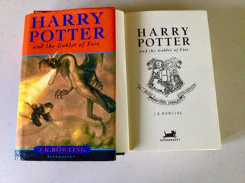 Listing 5 of 11 for Harry Potter, Goblet of Fire, 1st Ed, Ultra Rare Mackays of Chatham Hardcover.