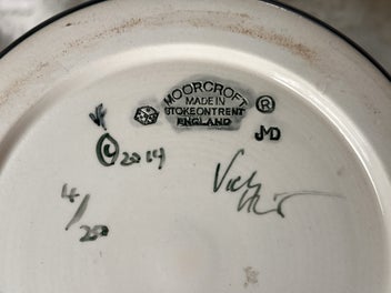 Listing 10 of 13 for Moorcroft Ladon Fantasy Dragon Vase, limited edition 4/20, signed Vicky Lovatt
