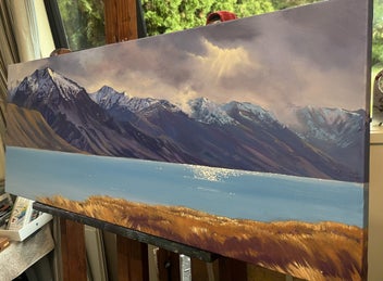 Listing 6 of 6 for Original oil painting by Linelle Stacey