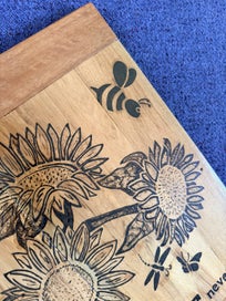 Listing 2 of 6 for Pyrography - wall art