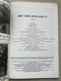 Listing 16 of 17 for Art New Zealand Issues 44–53 (1987–89) – McCahon Essay, Pristine, All Inserts