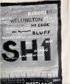 Listing 4 of 10 for AOTEA ROAD - Mixed Media Artwork on Loose Canvas