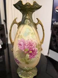 Listing 4 of 4 for Gibson 'Windsor Art' large size Earthenware Vase . 1905-1918