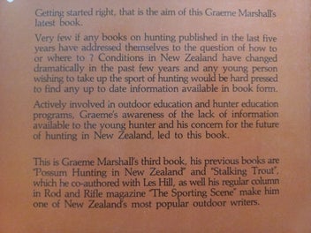 Listing 2 of 2 for Hunting, The Young Hunter . Marshall, Graeme. 1st ed.