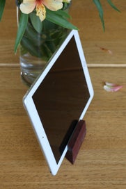 Listing 6 of 7 for Handmade Wooden Phone or Card Stand – Purpleheart Hardwood -Artisanal