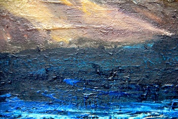 Listing 15 of 19 for 100 x 50 cm Contemporary Painting Peaks of Silence Perfect for Above Bed/Sofa