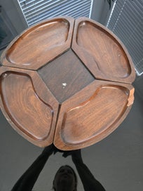 Listing 5 of 6 for Vintage retro wooden Lazy Susan CRAFT ASSISTANT MAKING IT SO EASY